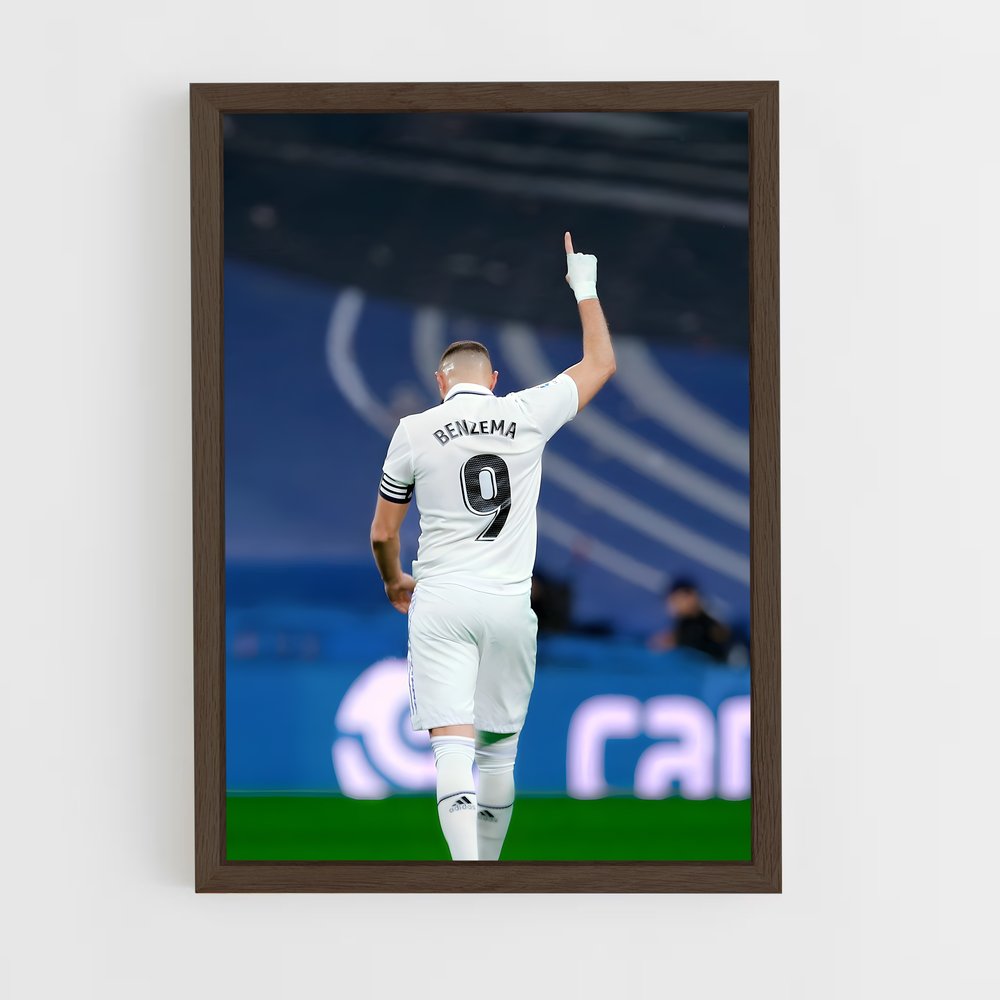 Poster Benzema en Action (vue 5)